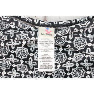L L Bean Swim Nwot Ll Bean Black White Twist Waist Low Rise Bikini Bottom Swimwear Reg