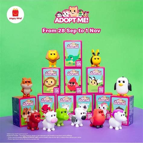 Mcdonalds Happy Meal Toys Adopt Me Shopee Malaysia
