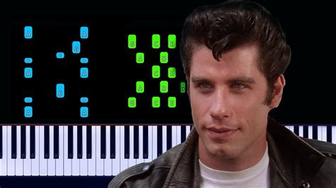 Grease Youre The One That I Want Piano Tutorial Youtube Piano