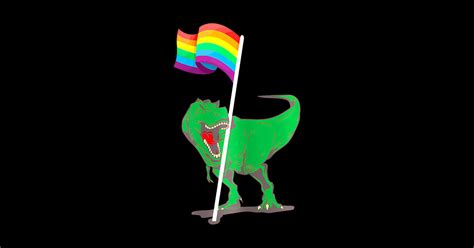 Dinosaur Lgbt Flag Gay Pride Flags Pride Flags Sticker TeePublic