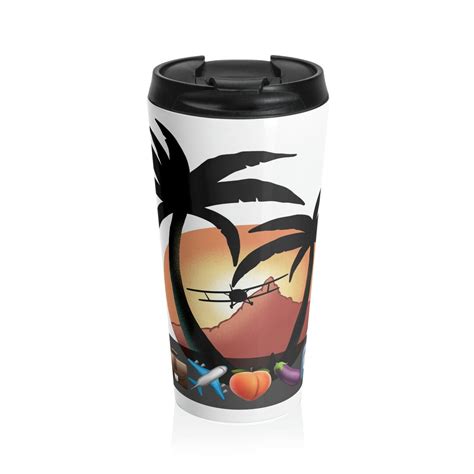 Work Travel Fuck Repeat Stainless Steel Travel Mug Etsy