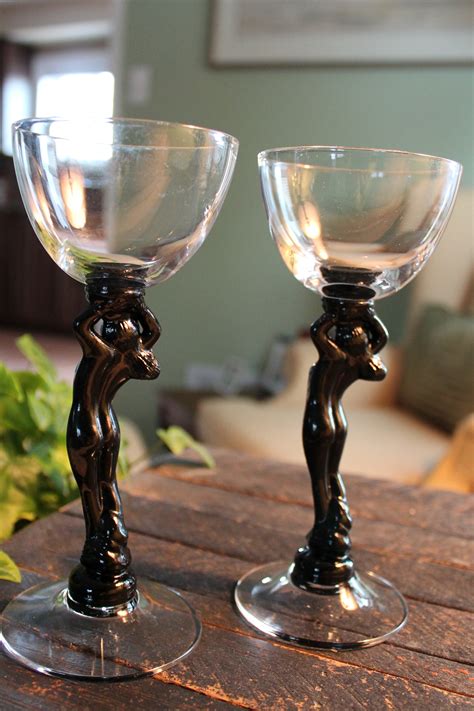 Cambridge Nude Statuesque Liquor Cocktail Glass Granny S Glasses