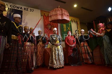 Penobatan Raja Gowa Ke 37 Antara Foto