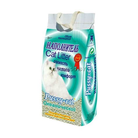 Pussy cat наполнитель океанический л Интернет магазин ГиперZOO