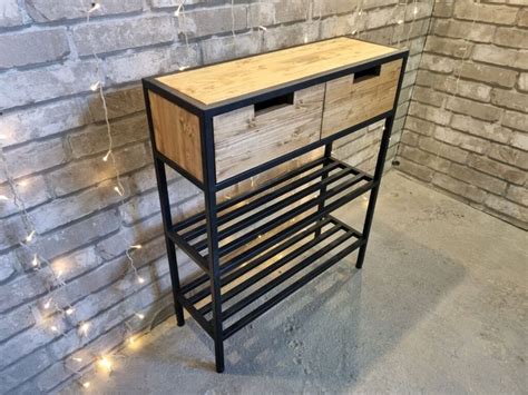 Купить Консуль-Обувница SHOEMAKER LOFT-09 | Мебель в Стиле Лофт - EasyLoft