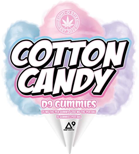 Sweet Gummies Cotton Candy Eight 0 Stixx