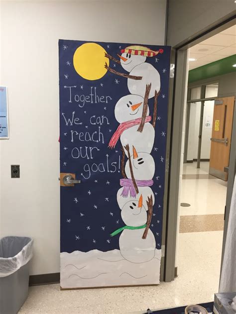 Winter Door Decoration Door Decorations Classroom Christmas Winter