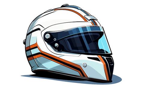 Premium AI Image | Colorful Race Car Driver Helmet