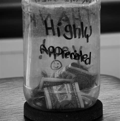 Tip Jar Black And White Free Stock Photo - Public Domain Pictures