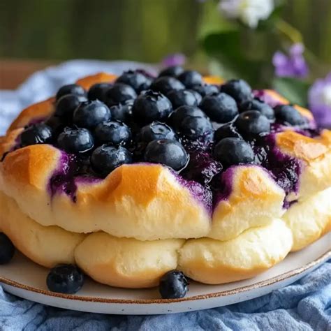 Blueberry Fluffy Cottage Cheese Cloud Bread Light And Delicious