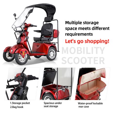 AFD2D D Mobility Scooters With Canopy TAIZHOU ZENGHUI