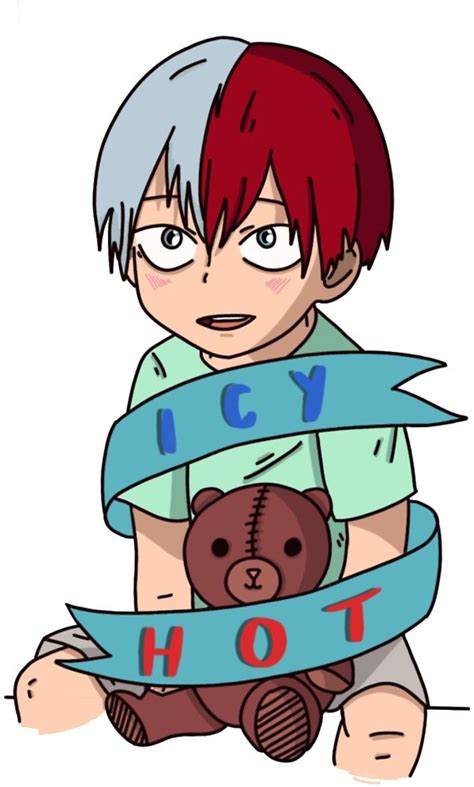 Icy Hot Shoto Todoroki By Galactic Heicho Redbubble