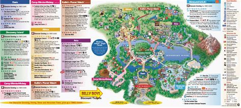 Disney California Adventure Park Map