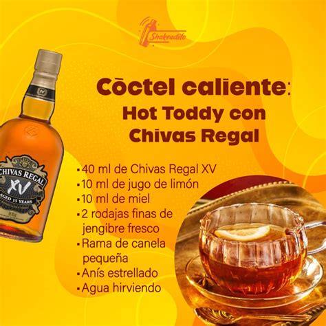Coctel Caliente Hot Toddy Con Chivas Regal Shakeadito