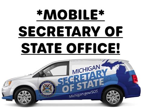 Secretary Of State Mobile Office Appointments Chelsea Michigan