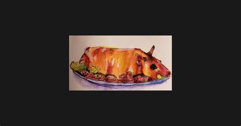 Pig Roast Pig Long Sleeve T Shirt Teepublic