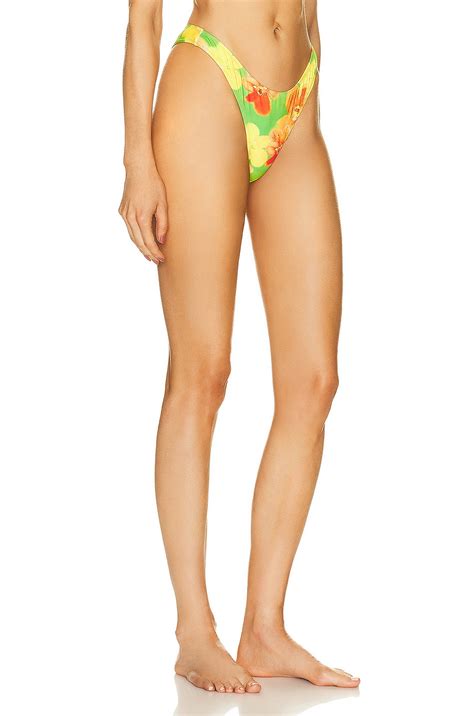 Heavy Manners Cheeky Bikini Bottom In Miss Costa Rica Fwrd