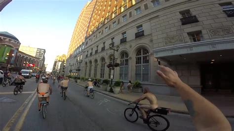 Wnbr Public Boner Naked Bike Ride Black Bike Right Side ThisVid