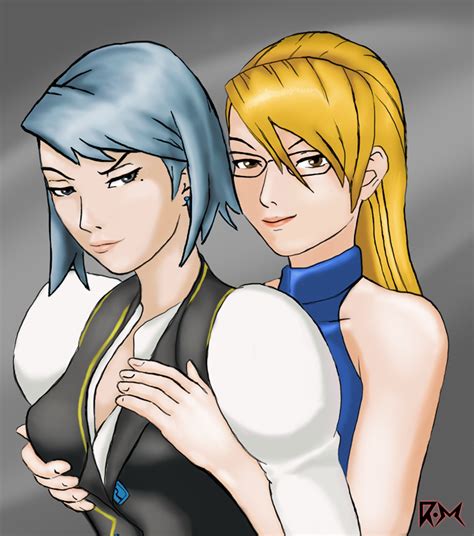 Adrian Andrews X Franziska Von Karma By RickMontana Hentai Foundry