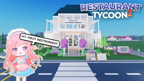 First Time Building In Restaurant Tycoon 2 Speedbuild And Tour Youtube