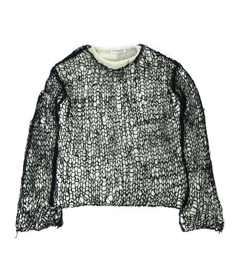 Distressed Knit Sweater Clothes Mohair Knit Fashion