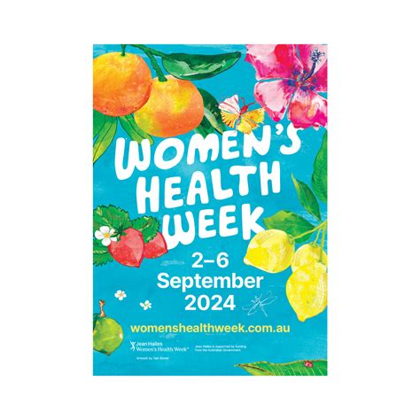 Womens Health Week 2024 A3 Poster Bundle Of 5 Jean Hailes Shop