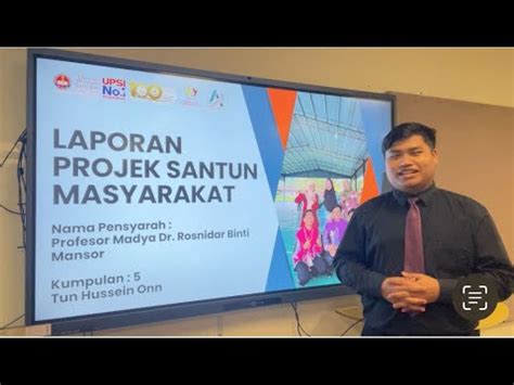 Video Projek Santun Masyarakat Kumpulan Kumpulan Tun Hussein Onn