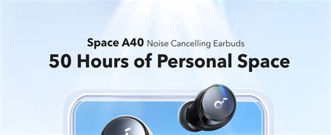 Anker Soundcore Space A40 Active Noise Cancelling Wireless Earbuds ...