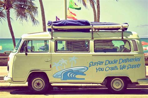 Surfer Dude Delivery Mobile Commerce Anywhere Anytime