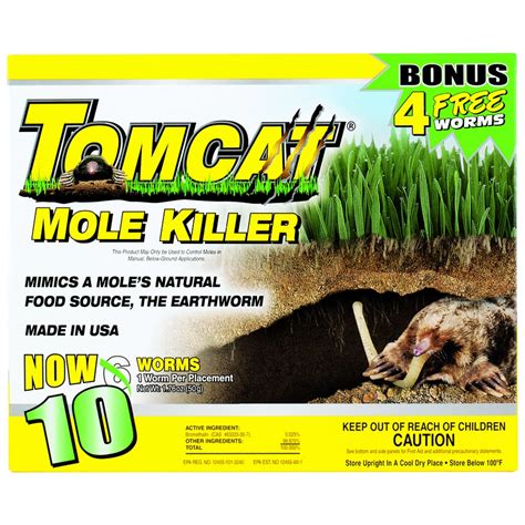 Shop TOMCAT Mole Killer - Worm Formula 10 pack at Lowes.com