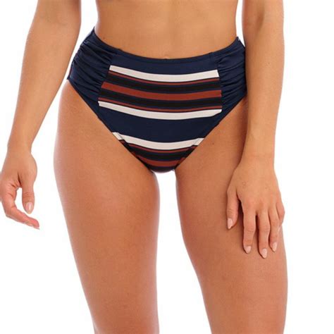 Plavky Spodn D L Fantasie Swim Ocean Cove High Waist Bikini Brief Deep