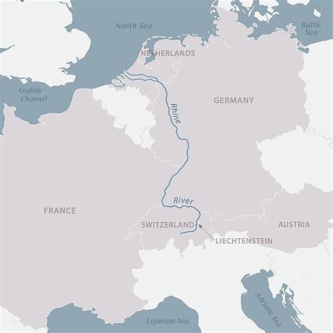 Ice Age Map River Rhine