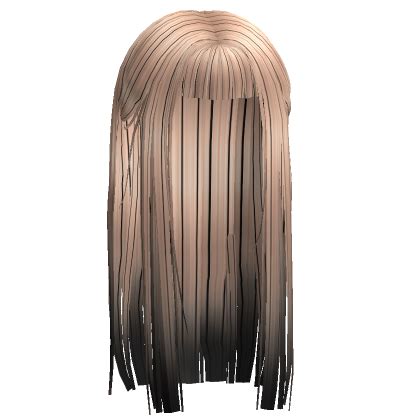Hime Blonde And Black Long Straight Hair W Bangs Roblox