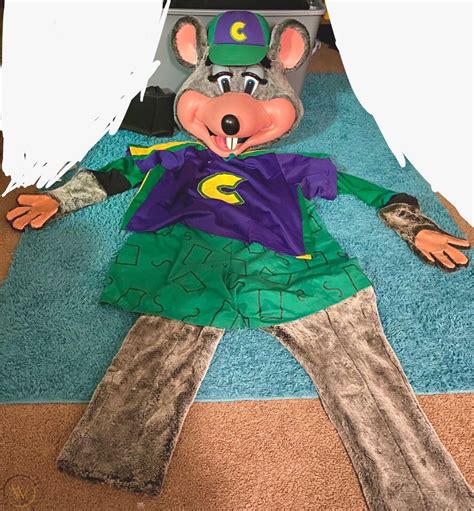 Chuck E Cheese Avenger Mascot Character Costume Picclick Sexiz Pix