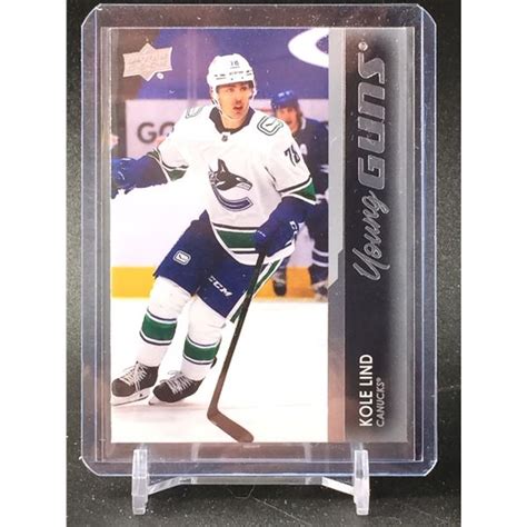 Upper Deck Young Guns Rookie Card Kole Lind Canucks