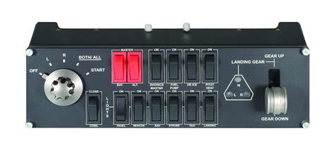logitech flight switch panel flight simulator instrument panel