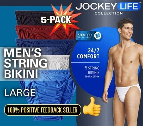 Jockey Life Men S String Bikini Underwear Cool Nepal Ubuy