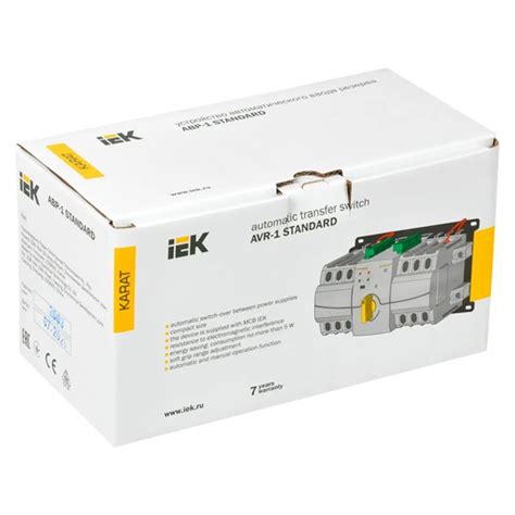 Устройство АВР KARAT модульное АВР-1 STANDARD 63А IEK - купить MAT10 ...