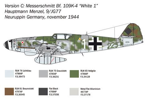 Italeri Bf 109 K 4