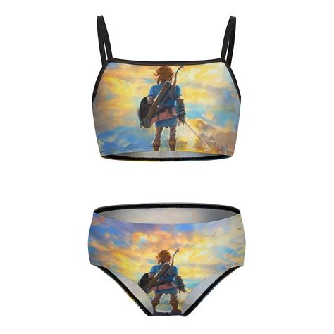 The Legend Of Zelda Girls Bikini Swimsuits Two Piece Beach Bathing Suit Swimwear Y Cm