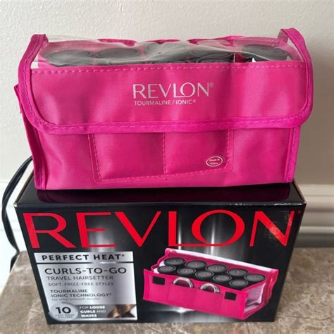 Revlon Accessories Revlon Curlstogo Piece Travel Hot Rollers Pink Count Poshmark