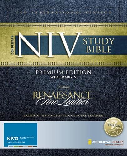 Zondervan Niv Study Bible Premium Edition Zondervan 9780310940791
