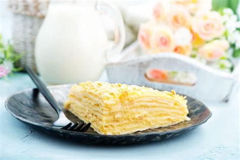 Диетический Наполеон: 120 ккал на 100 г. Торт, который можно ...