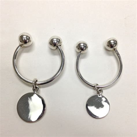 Kasumisou Gallery — Sterling Silver Arc Screwball Key Ring