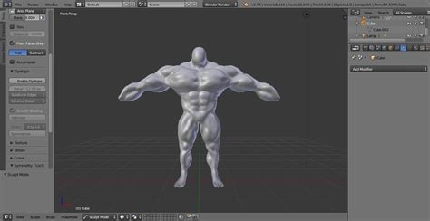 Male Muscle Sculpt Works In Progress Blender Artists Community
