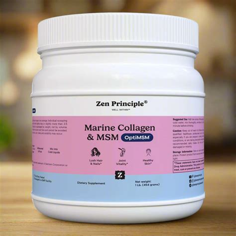 Marine Collagen Peptides with OptiMSM® - Powder - $49.97 – Zen ...