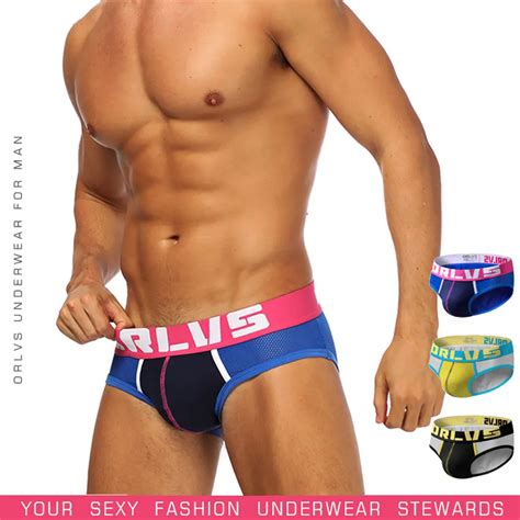 Color Sexy Men Bikini Underwear Mens Mesh Breathable Lingerie Man Briefs Jockstrap Underpants