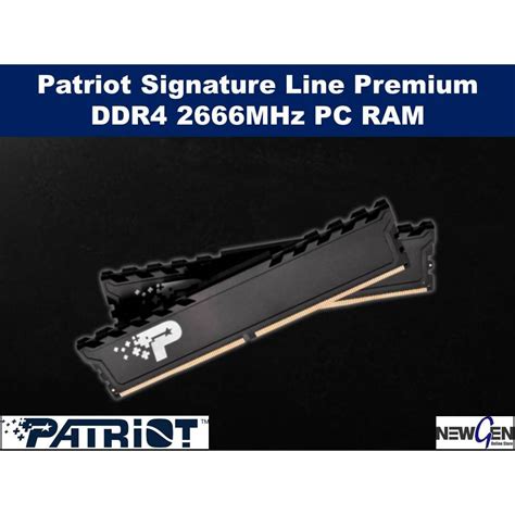 Patriot Signature Line Premium DDR4 2666MHz PC RAM | Shopee Malaysia