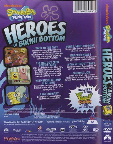 Spongebob Squarepants Heroes Of Bikini Bottom DVD DVD Buy Online In South Africa From