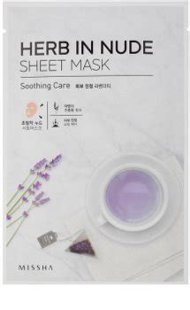 Missha Herb In Nude Masque Tissu Apaisant Notino Fr